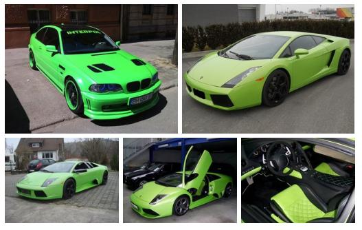 This car became an eye catching car because of its lime color and BMW M3 GTR