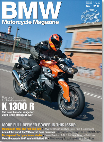 BMW motorcycle magazine