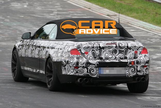 Spy Shots: BMW M6 Convertible while testing on Nurburgring