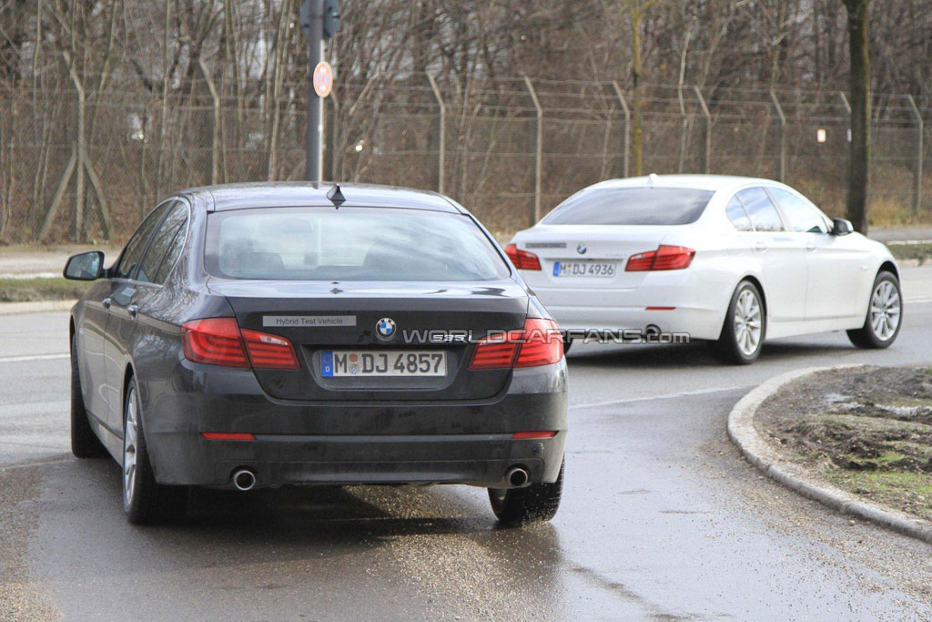 BMW 5 Series ActiveHybrid Spied