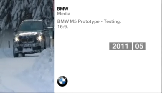 VIDEO: BMW releases full length video with the new M5 F10