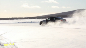 BMW M5 F10 on ice