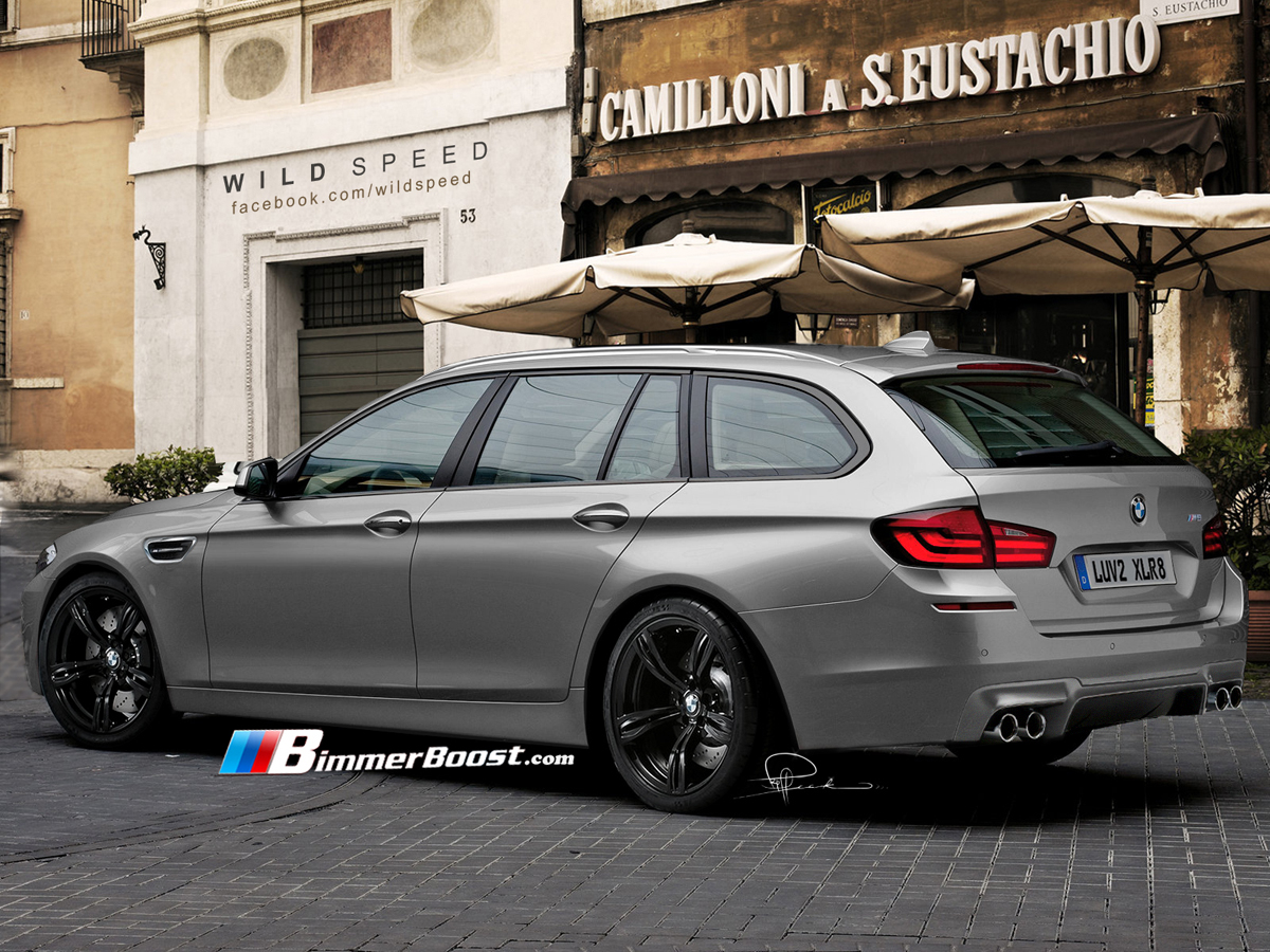 BMW M5 Touring F11 rendered
