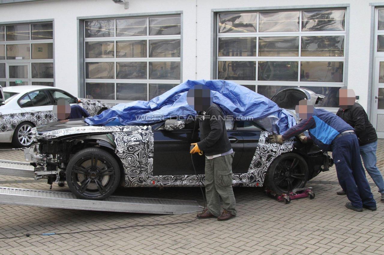 2012 BMW M6 Nurburgring crash