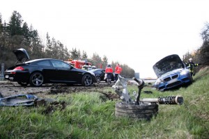 Crashed F10 BMW M5