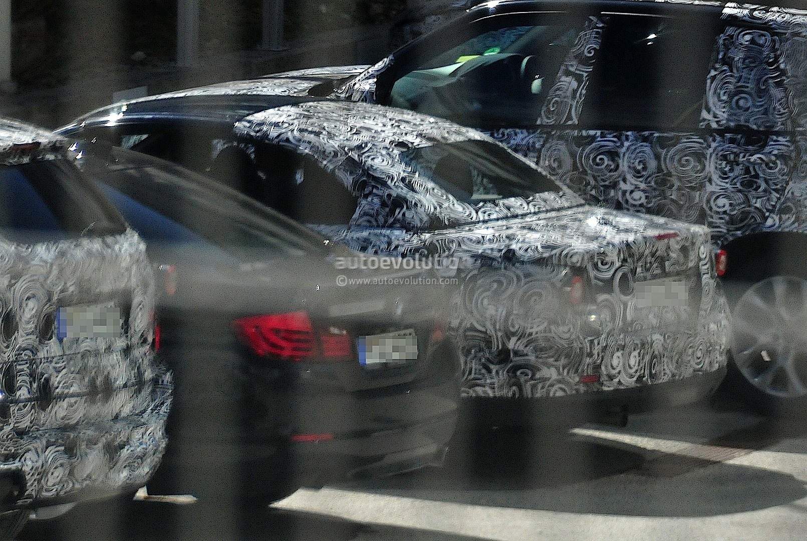 F30 BMW 3 Series convertible action spied