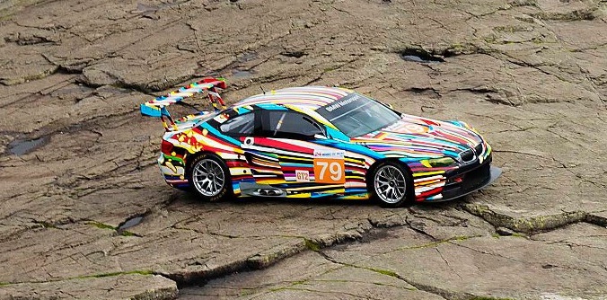 E92 BMW M3 Art Car learns to fly