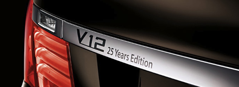 F01 BMW 760Li V12 25 Year Edition