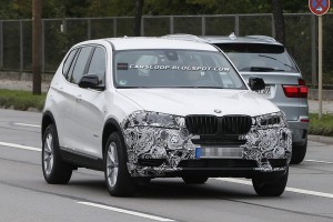 F25 BMW X3 facelift spied