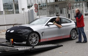 F32 BMW 4 Series Coupe spied