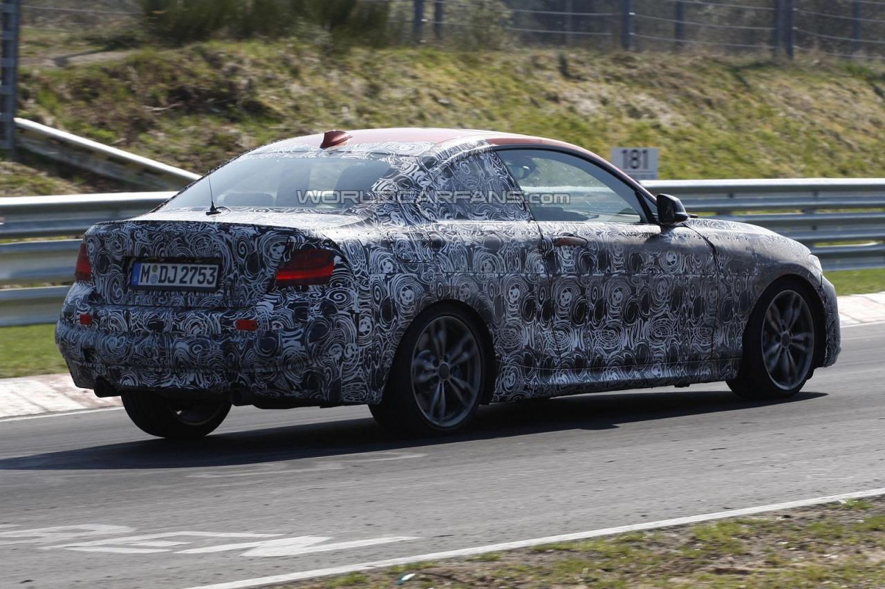 2014 BMW 2 Series Coupe spied