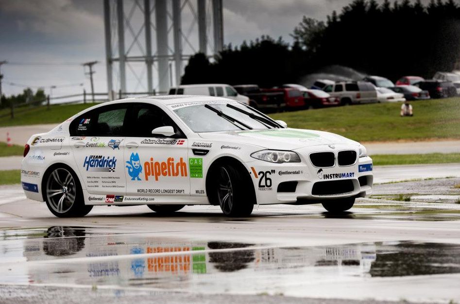 BMW sets new world record for longest drift