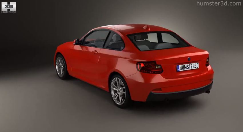 BMW 2 Series 3D rendering