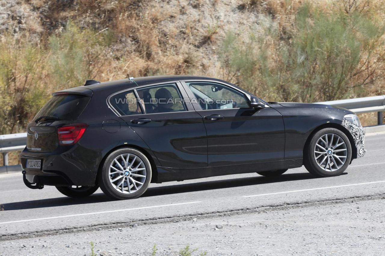 2014 BMW 1 Series facelift spied