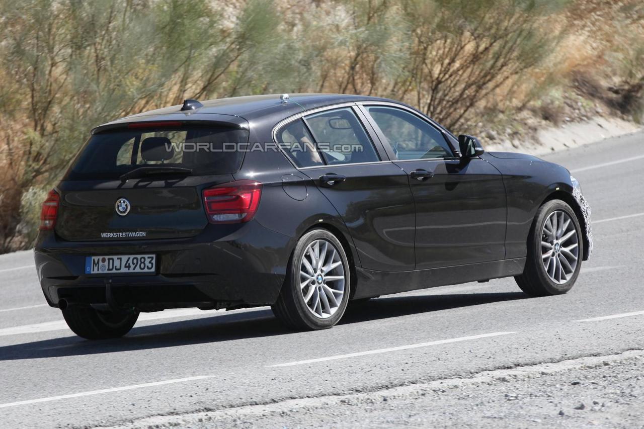 2014 BMW 1 Series facelift spied