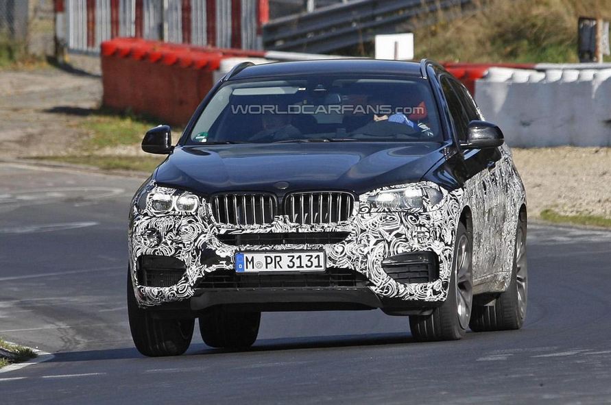 2015 BMW X6 prototype spotted again