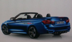 2014 BMW M4 Convertible leaked