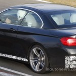 BMW M4 Cabrio Spied