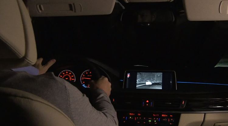 F15 BMW X5 with night vision tested on the road