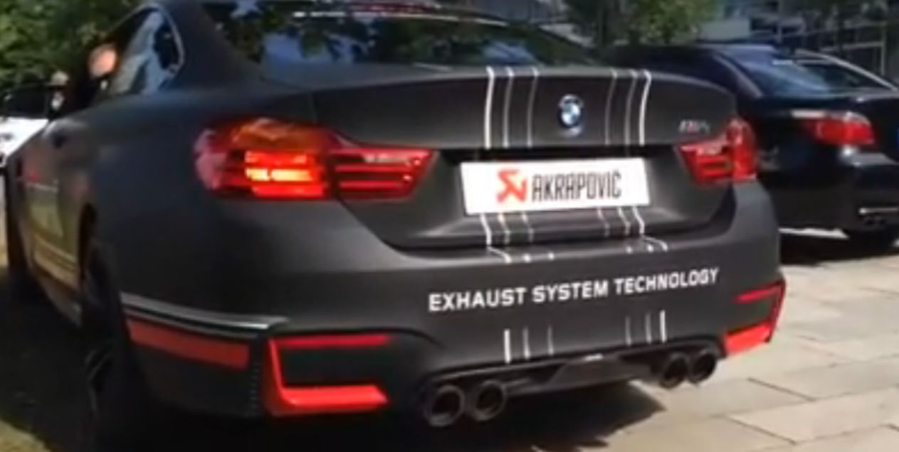 Video: BMW M4 F82 Receives Exhaust System from Akrapovic