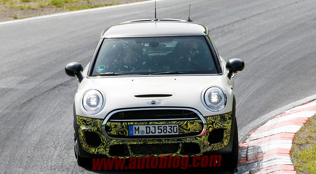 MINI JCW Prototype Caught on Tests at Nurburgring Nordschleife