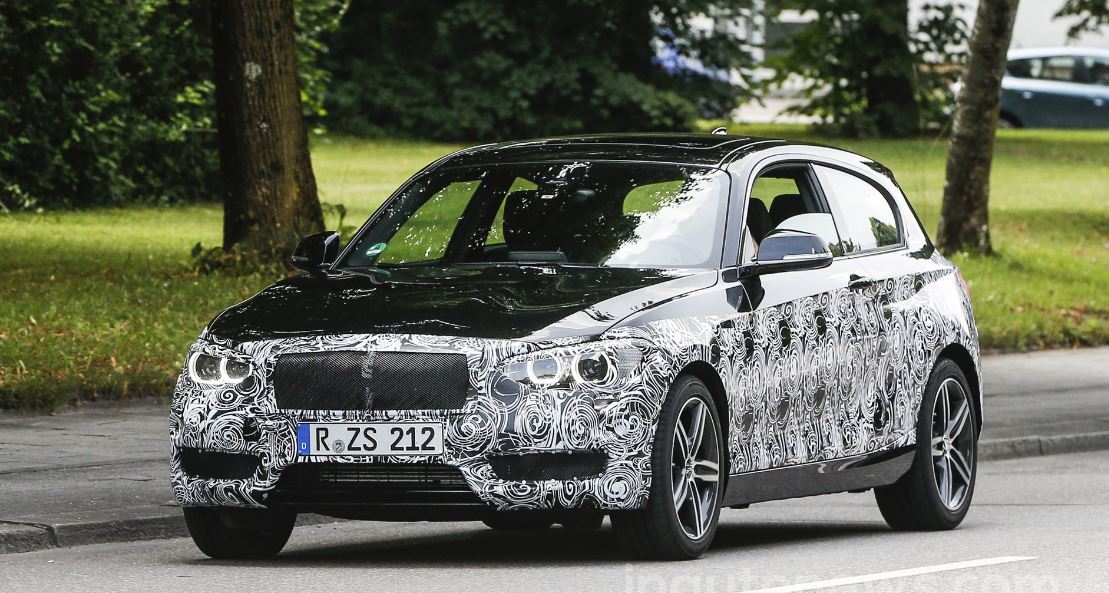 BMW 1-Series Facelift Spied
