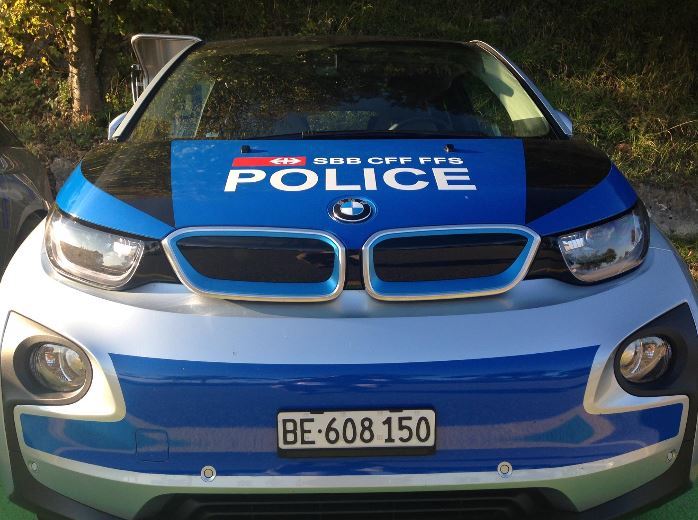 BMW i3 Police Car First Seen in Geneva, Switzerland