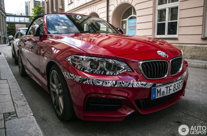 BMW M235i Convertible Caught on Shots in Germany