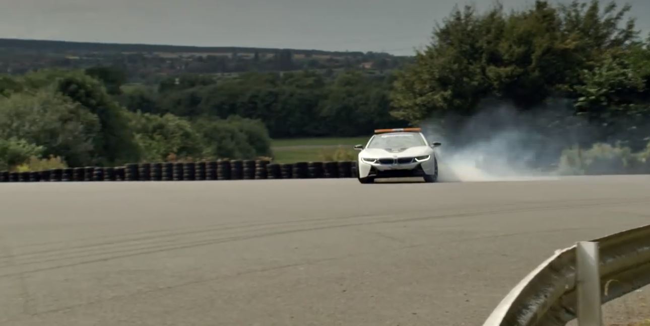 Watch the BMW i8 Safety Car Going for a Drifting Session
