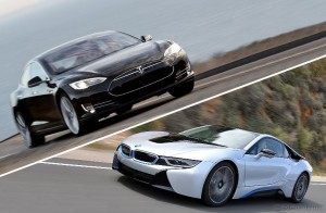 BMW i8 vs. Tesla Model S