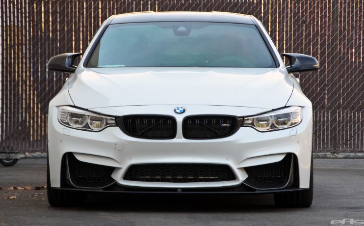 Mineral White BMW M4 with M Performance Aero Package