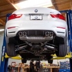 Mineral White BMW M4 with M Performance Aero Package