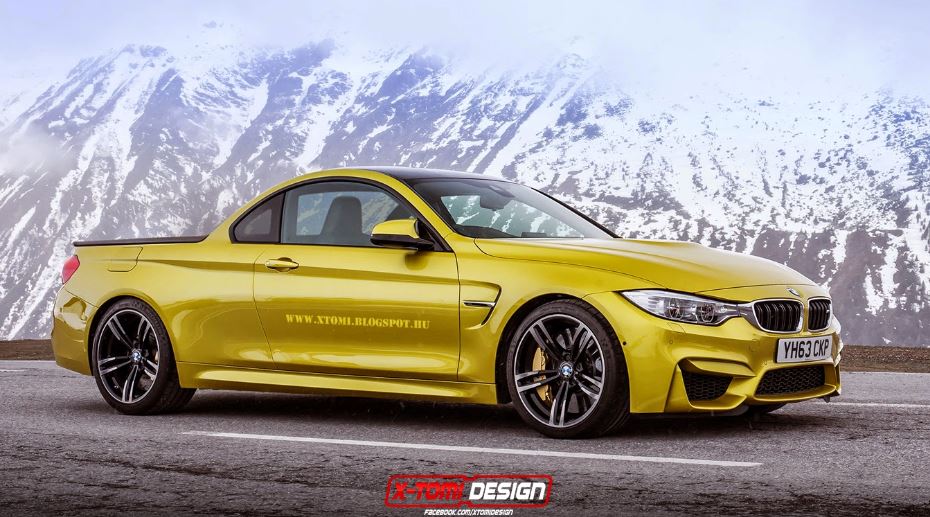 BMW M4 Pickup Truck Launched in Rendering