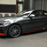 Mineral Grey and Red BMW M235i Coupe with M Performance Parts