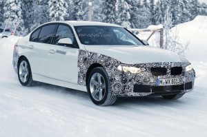 BMW 3-Series Plug-in hybrid spy image