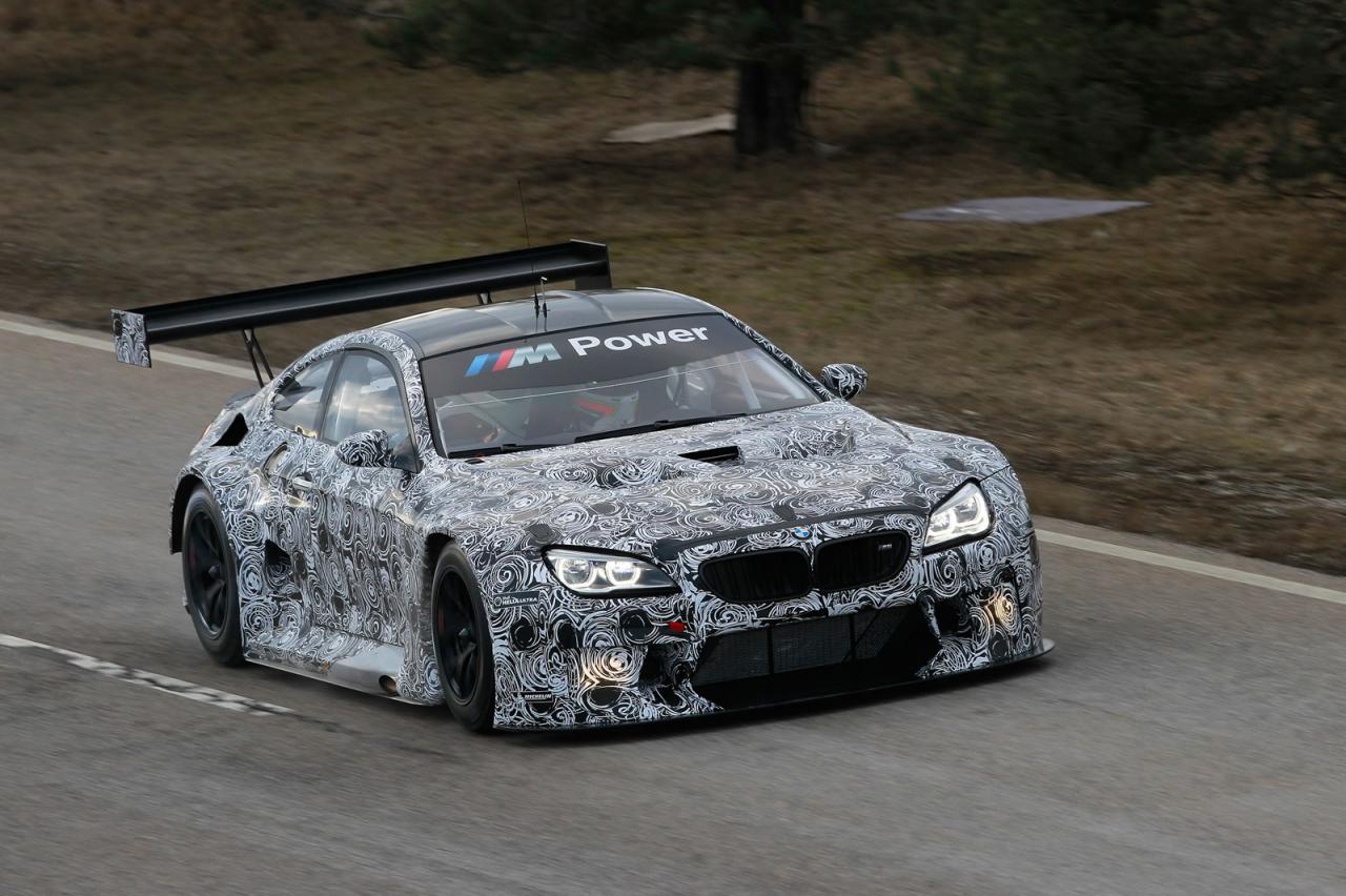 BMW M6 GT3 revealed, still wears camouflage