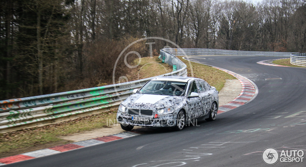 2017 BMW 1-Series Sedan on Tests at Nurburgring
