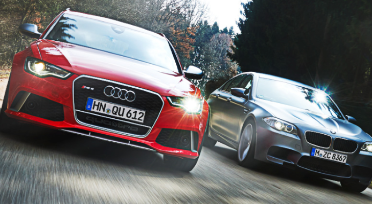 What Would You Chose for a Drag Race – A BMW M5 or an Audi RS6?