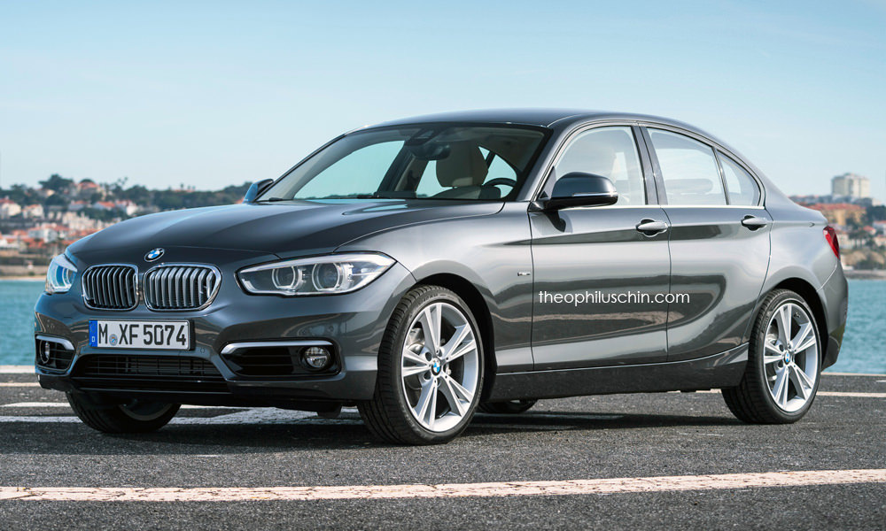 BMW 1-Series Sedan Rendered Online