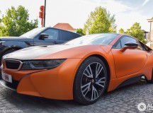Matte Orange BMW i8