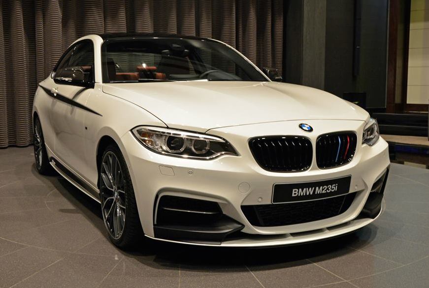 BMW M235i with M Performance Parts, Sits at BMW Abu Dhabi