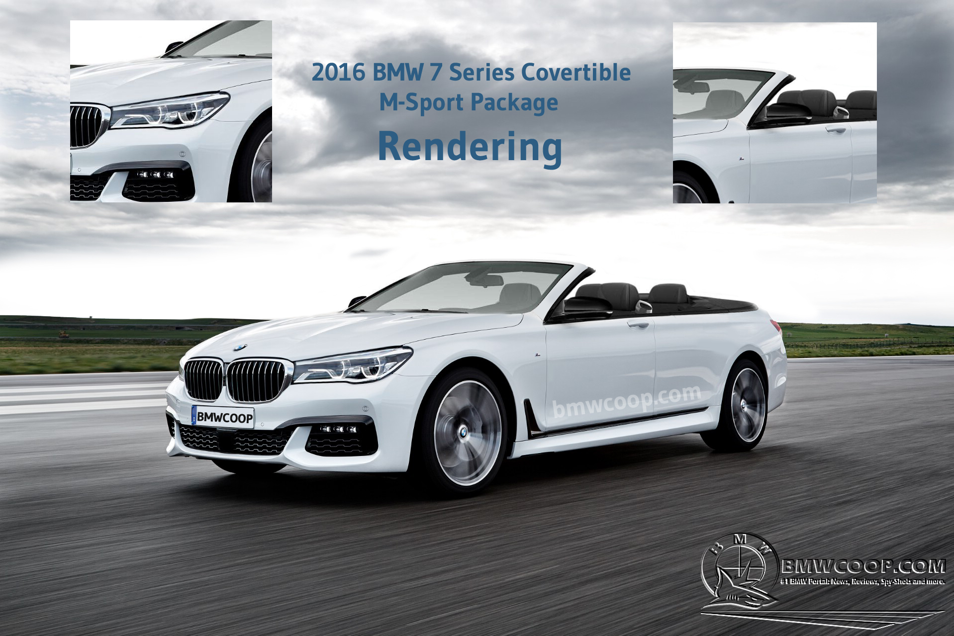 2016 BMW 7 Series Convertible M Sport Package Rendering