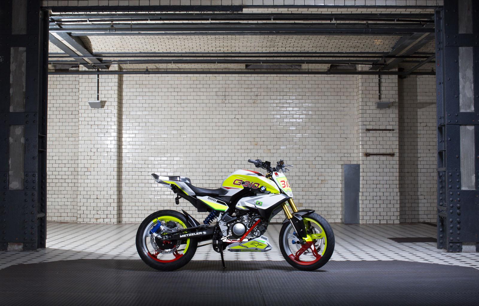 One-Cylinder BMW Concept Stunt G 310 Unveiled at the Salao Duas Rodas Motorcycle Show, Sao Paulo
