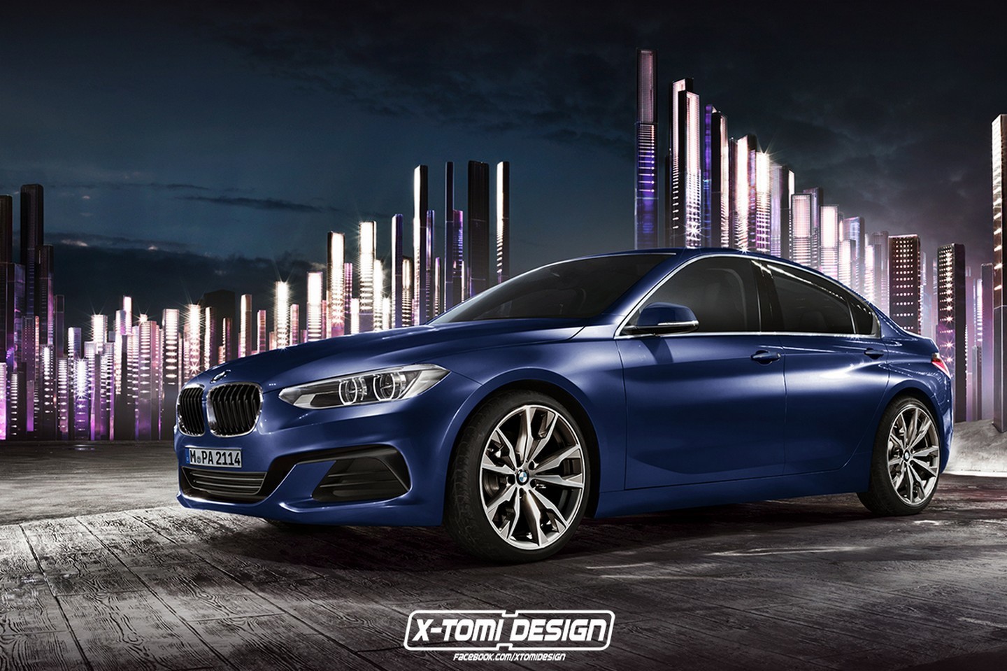 BMW 1-Series Sedan Rendering Launched Online