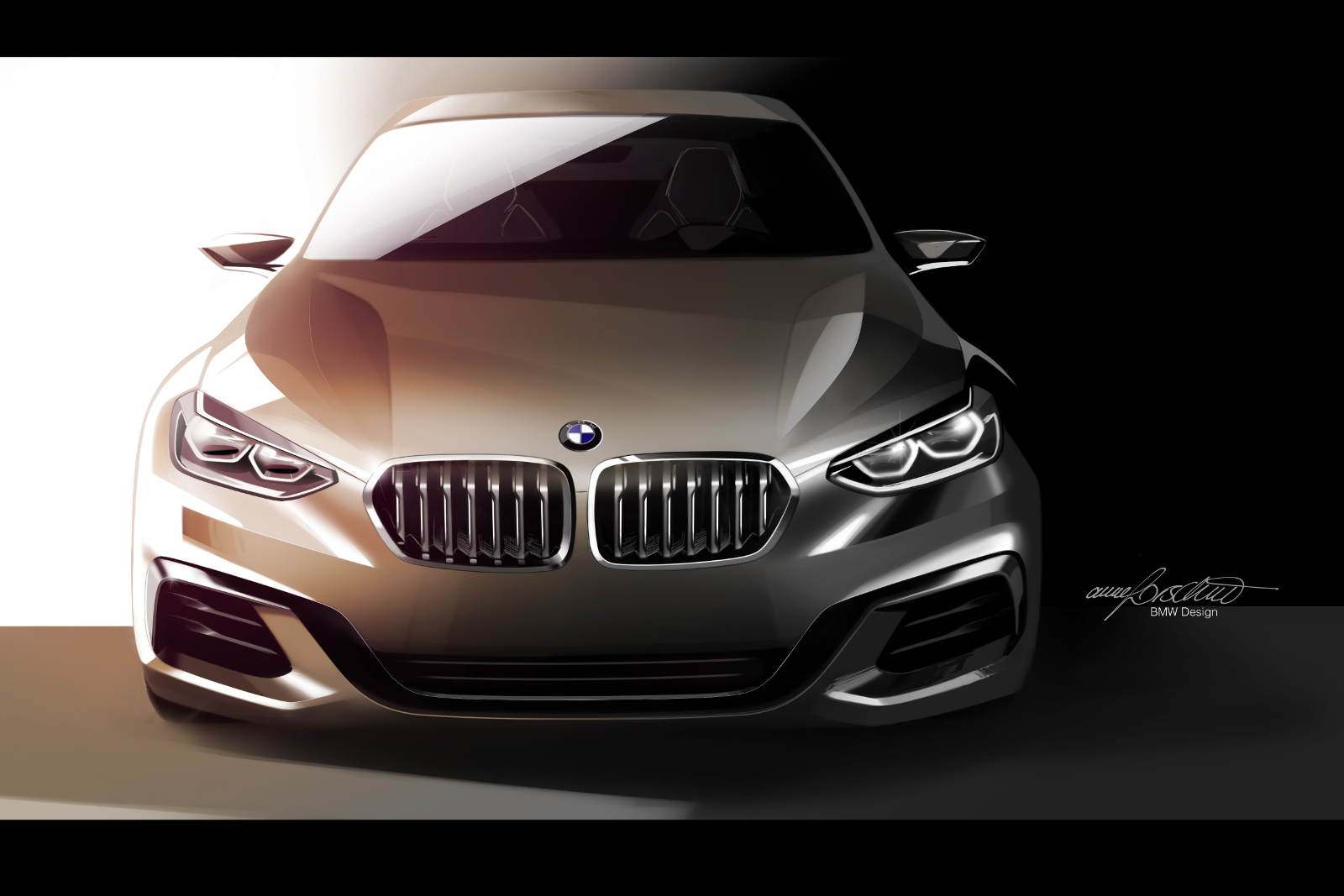 BMW Compact Sedan Concept Launched, Might Hint at Future 1-Series or 2-Series Sedan