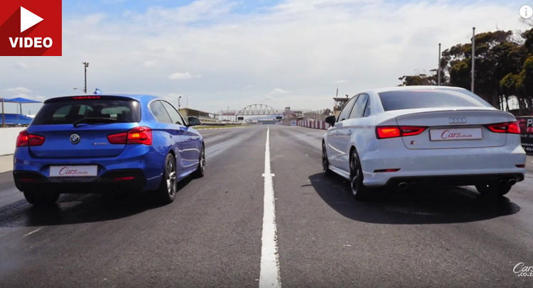 Video: BMW M135i vs. Audi S3 Sedan in Drag Race