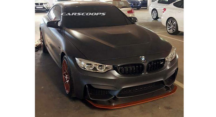 BMW M4 GTS Pops-Up in Car Park