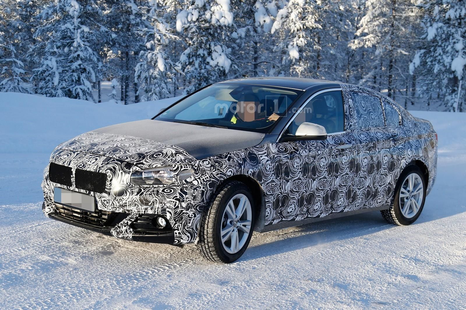 2017 BMW 1-Series Sedan Spied Once More