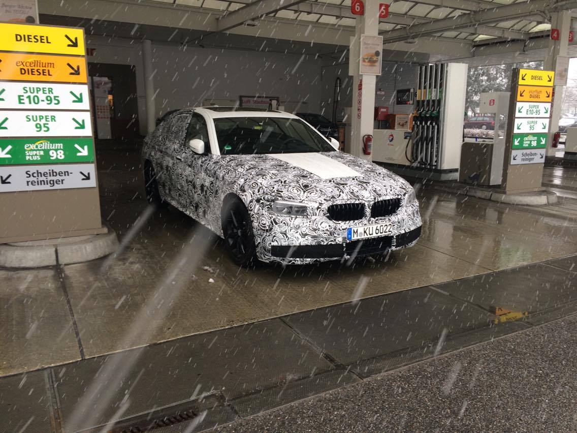 2017 BMW 5-Series Caught in New Shots, Wears Heavy Camouflage
