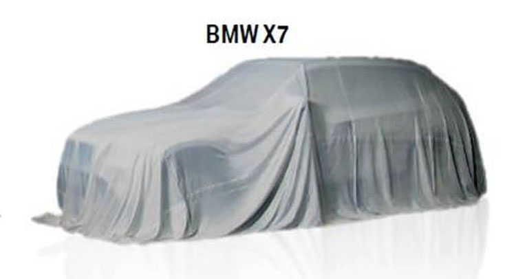 Three-Row BMW X7 Pops-up in Semi-Transparent Cover, Confirmed by 2020